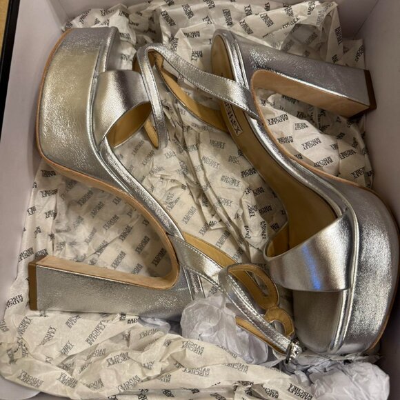 Badgley Mischka Women's Silver Courts - Picture 5 of 7